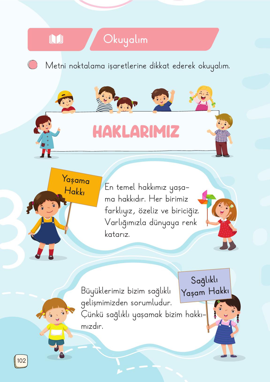 1. Sınıf Meb Yayınları 2. Kitap Türkçe Ders Kitabı Sayfa 102 Cevapları