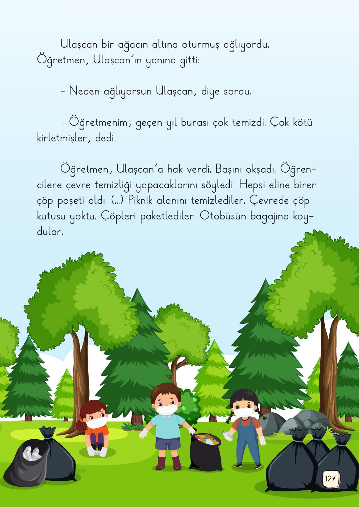 1. Sınıf Meb Yayınları 2. Kitap Türkçe Ders Kitabı Sayfa 127 Cevapları