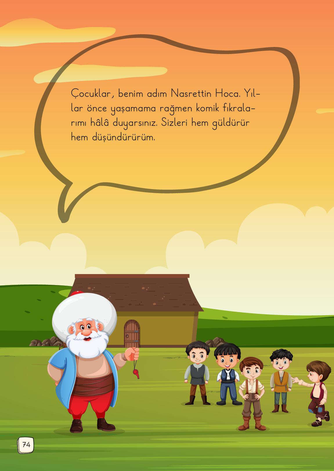 1. Sınıf Meb Yayınları 2. Kitap Türkçe Ders Kitabı Sayfa 74 Cevapları