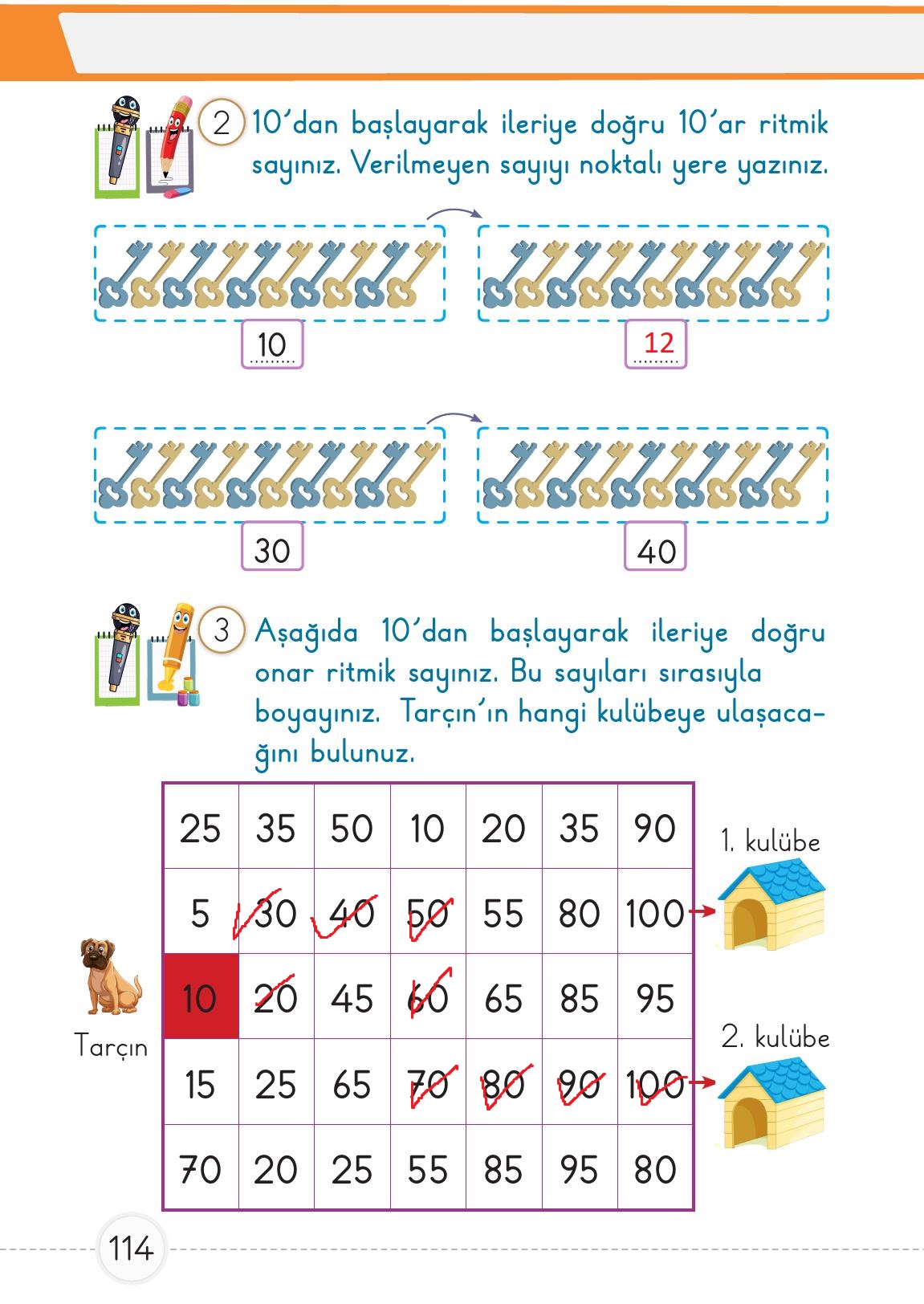 1. Sınıf Meb Yayınları Matematik Ders Kitabı Sayfa 114 Cevapları 1. Sınıf Meb Yayınları Matematik Ders Kitabı Sayfa 114 Cevapları