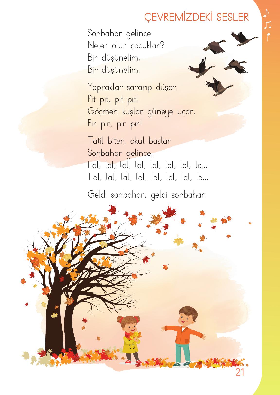 1. Sınıf Meb Yayınları Müzik Ders Kitabı Sayfa 21 Cevapları 1. Sınıf Meb Yayınları Müzik Ders Kitabı Sayfa 21 Cevapları