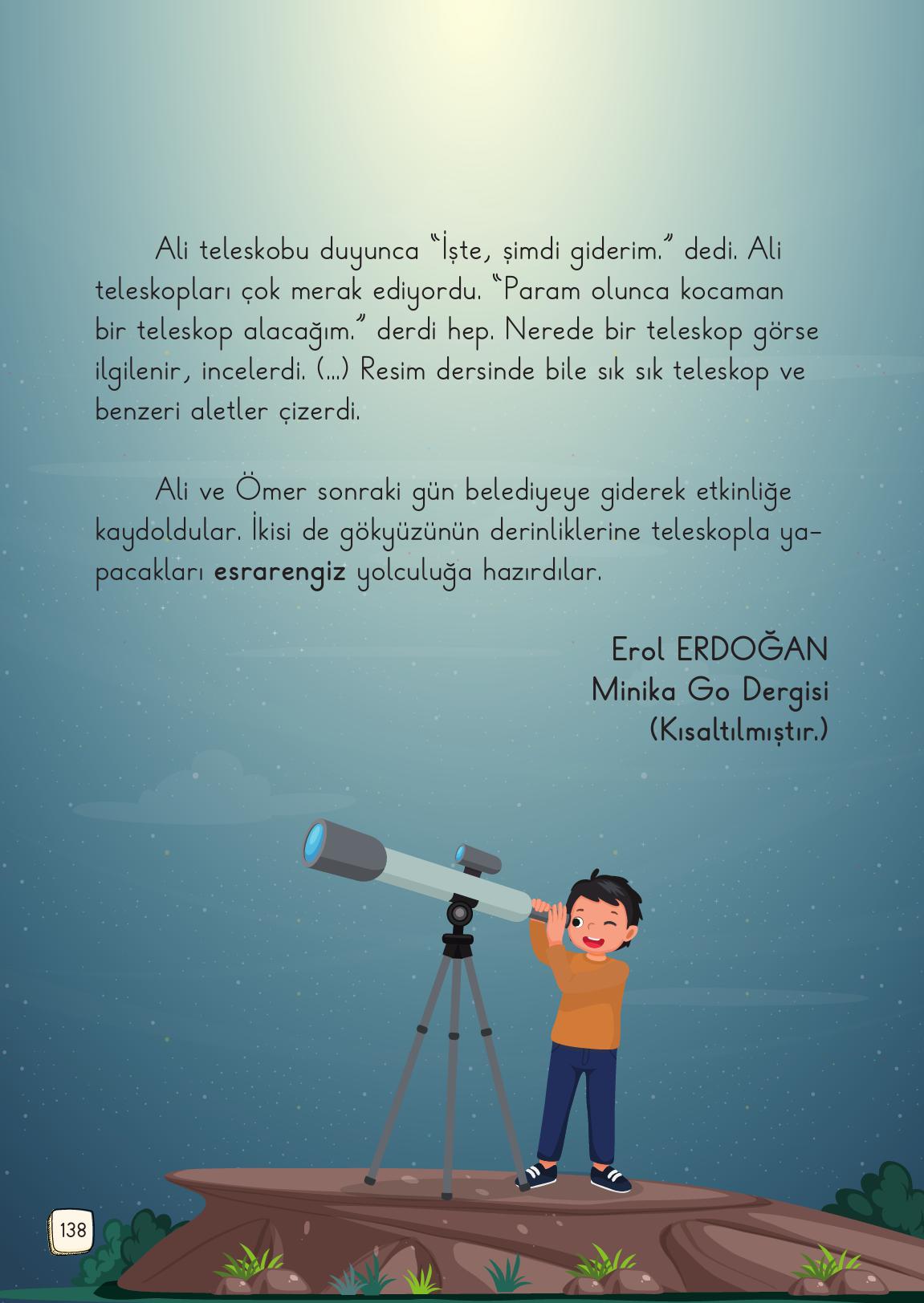 1. Sınıf Meb Yayınları Türkçe Ders Kitabı Sayfa 138 Cevapları