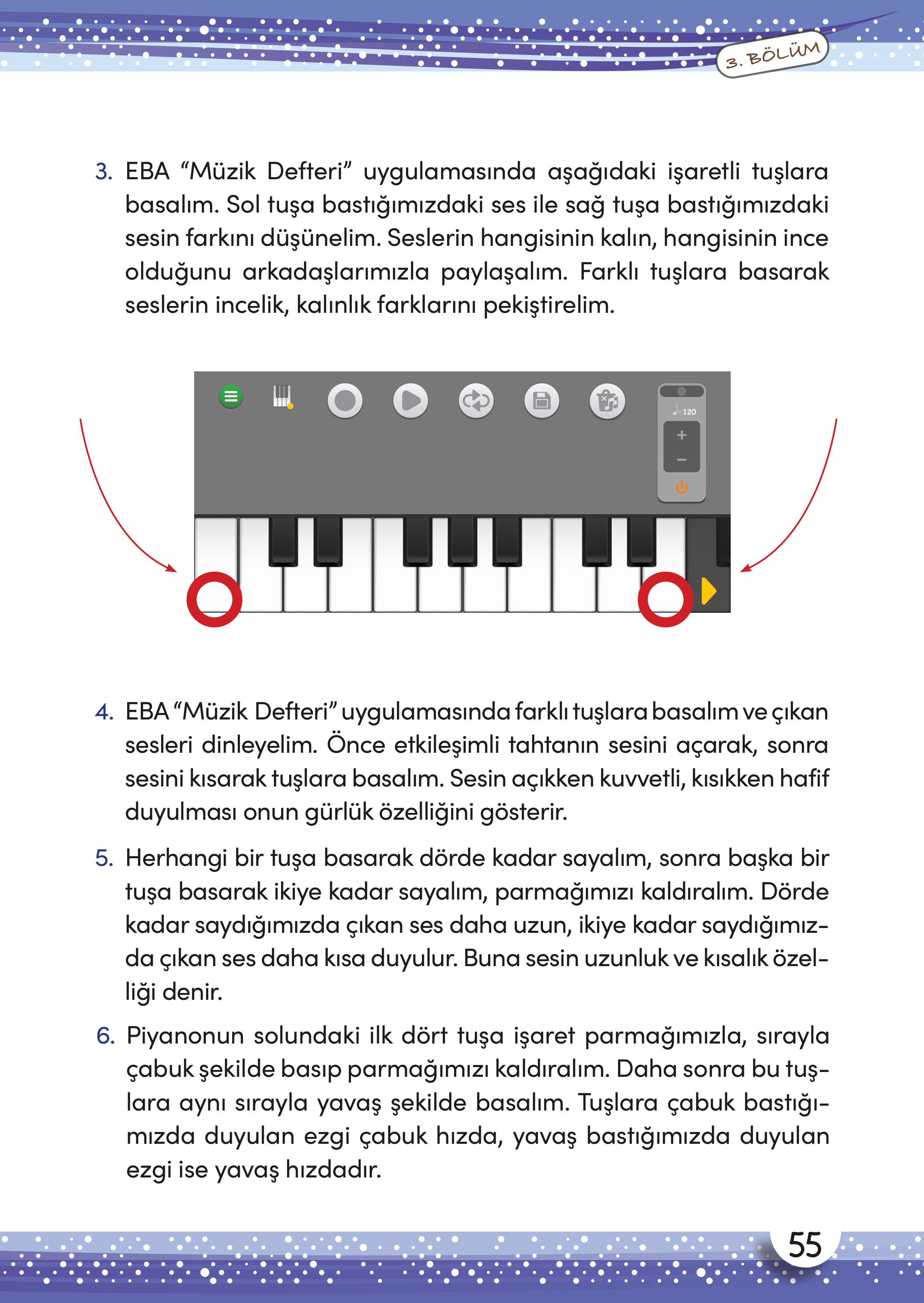 3. Sınıf Meb Yayınları Müzik Ders Kitabı Sayfa 56 Cevapları