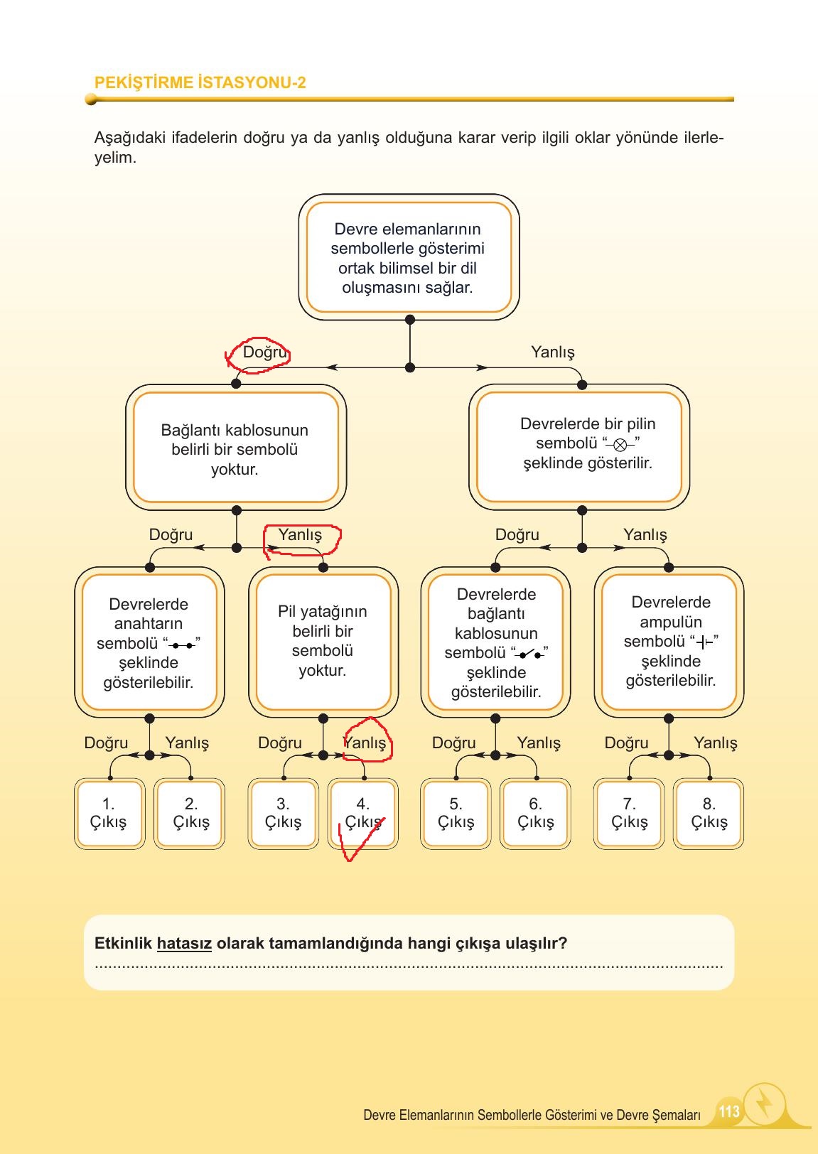 5. Sınıf Meb Yayınları 2. Kitap Fen Bilimleri Ders Kitabı Sayfa 113 Cevapları