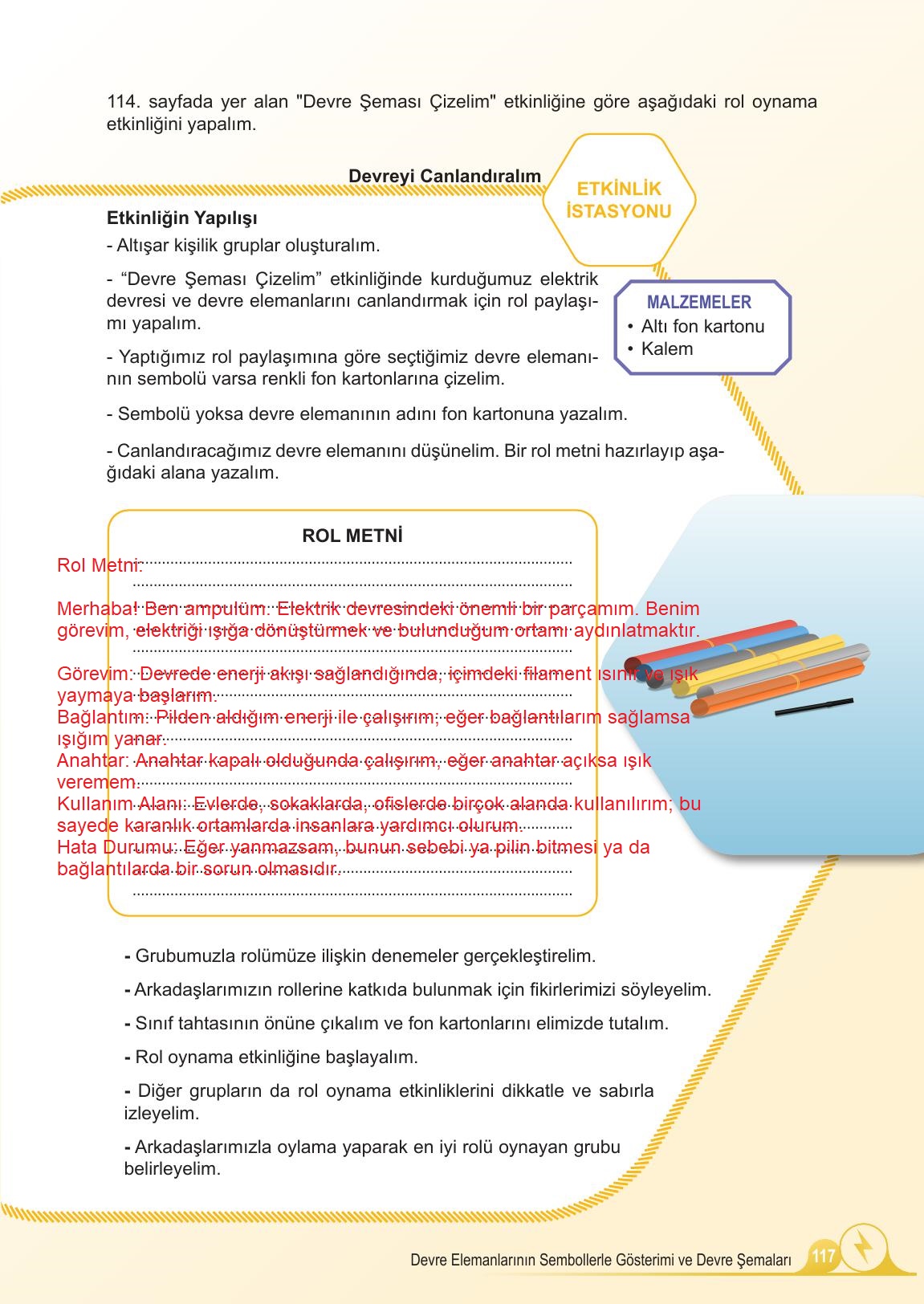 5. Sınıf Meb Yayınları 2. Kitap Fen Bilimleri Ders Kitabı Sayfa 117 Cevapları