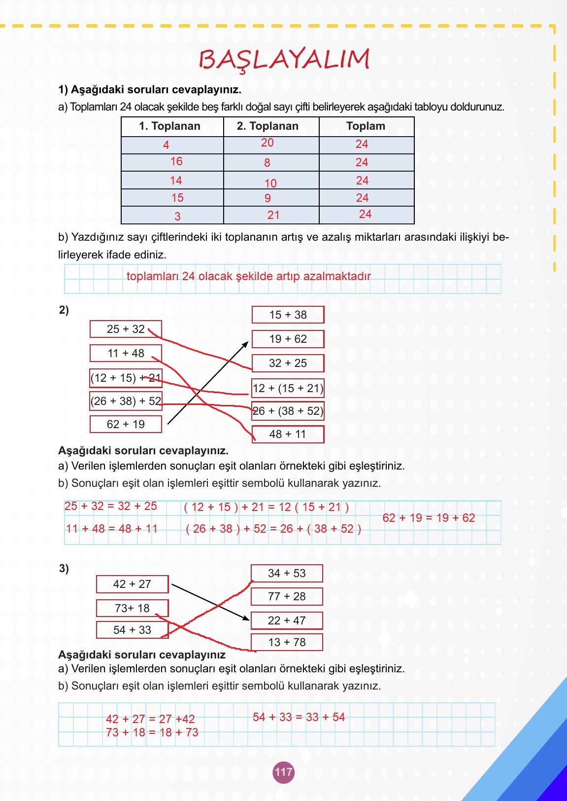 5. Sınıf Meb Yayınları 2. Kitap Matematik Ders Kitabı Sayfa 117 Cevapları