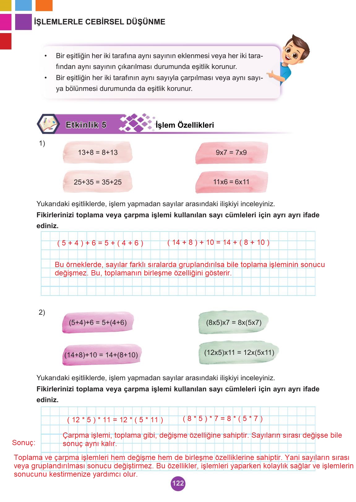 5. Sınıf Meb Yayınları 2. Kitap Matematik Ders Kitabı Sayfa 122 Cevapları