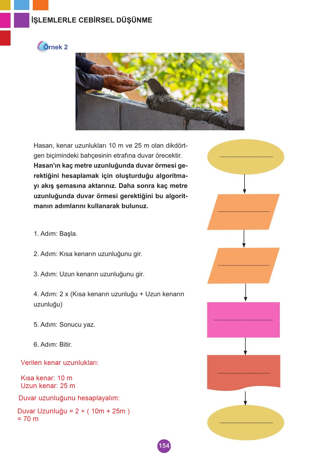 5. Sınıf Meb Yayınları 2. Kitap Matematik Ders Kitabı Sayfa 154 Cevapları