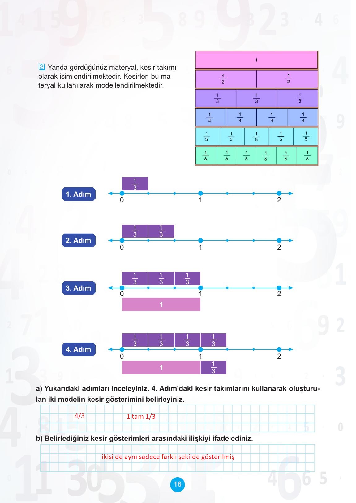 5. Sınıf Meb Yayınları 2. Kitap Matematik Ders Kitabı Sayfa 16 Cevapları