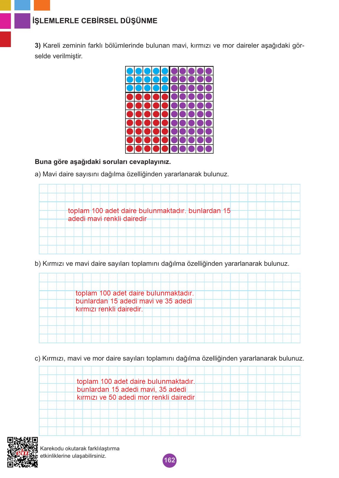 5. Sınıf Meb Yayınları 2. Kitap Matematik Ders Kitabı Sayfa 162 Cevapları