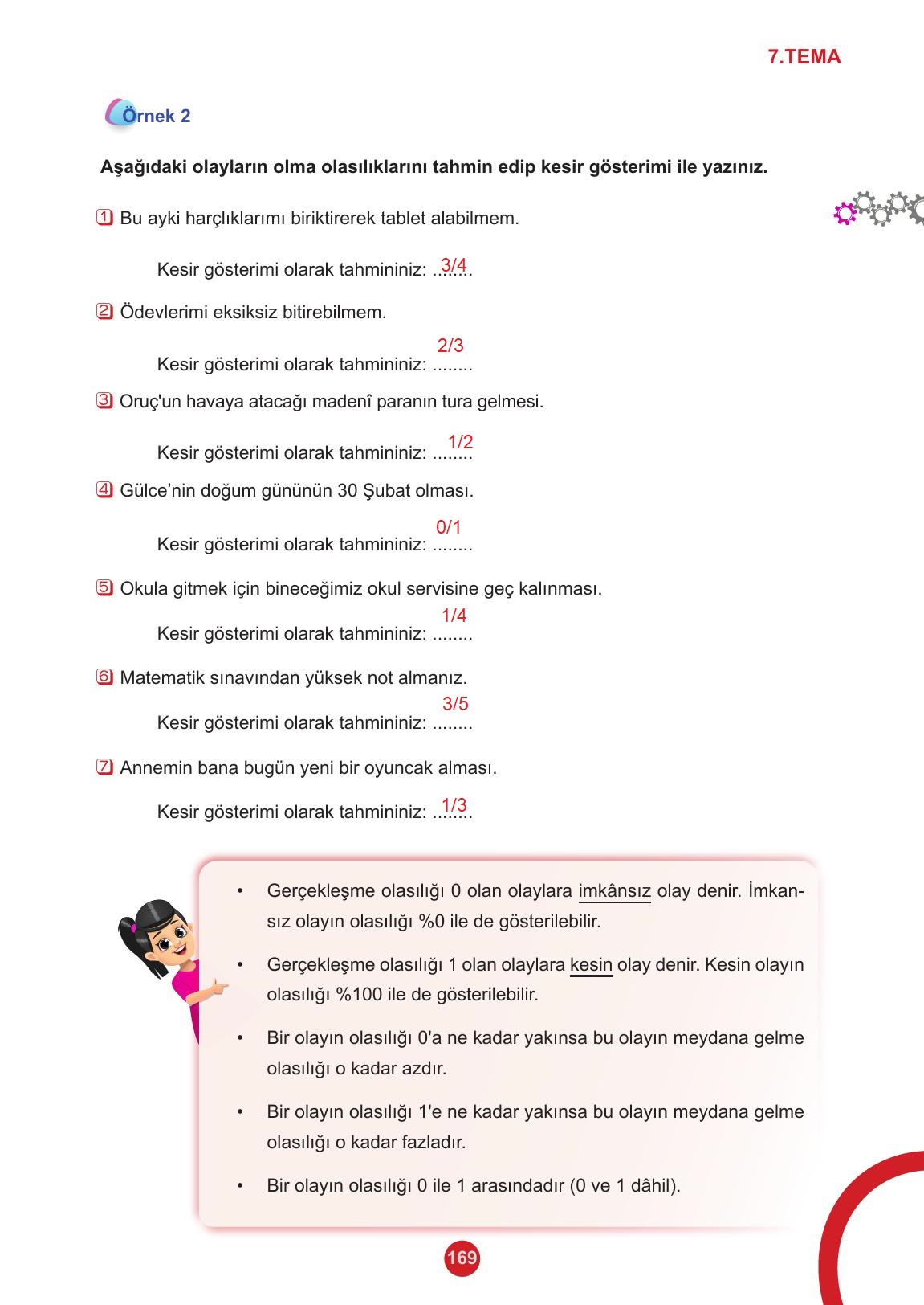 5. Sınıf Meb Yayınları 2. Kitap Matematik Ders Kitabı Sayfa 169 Cevapları
