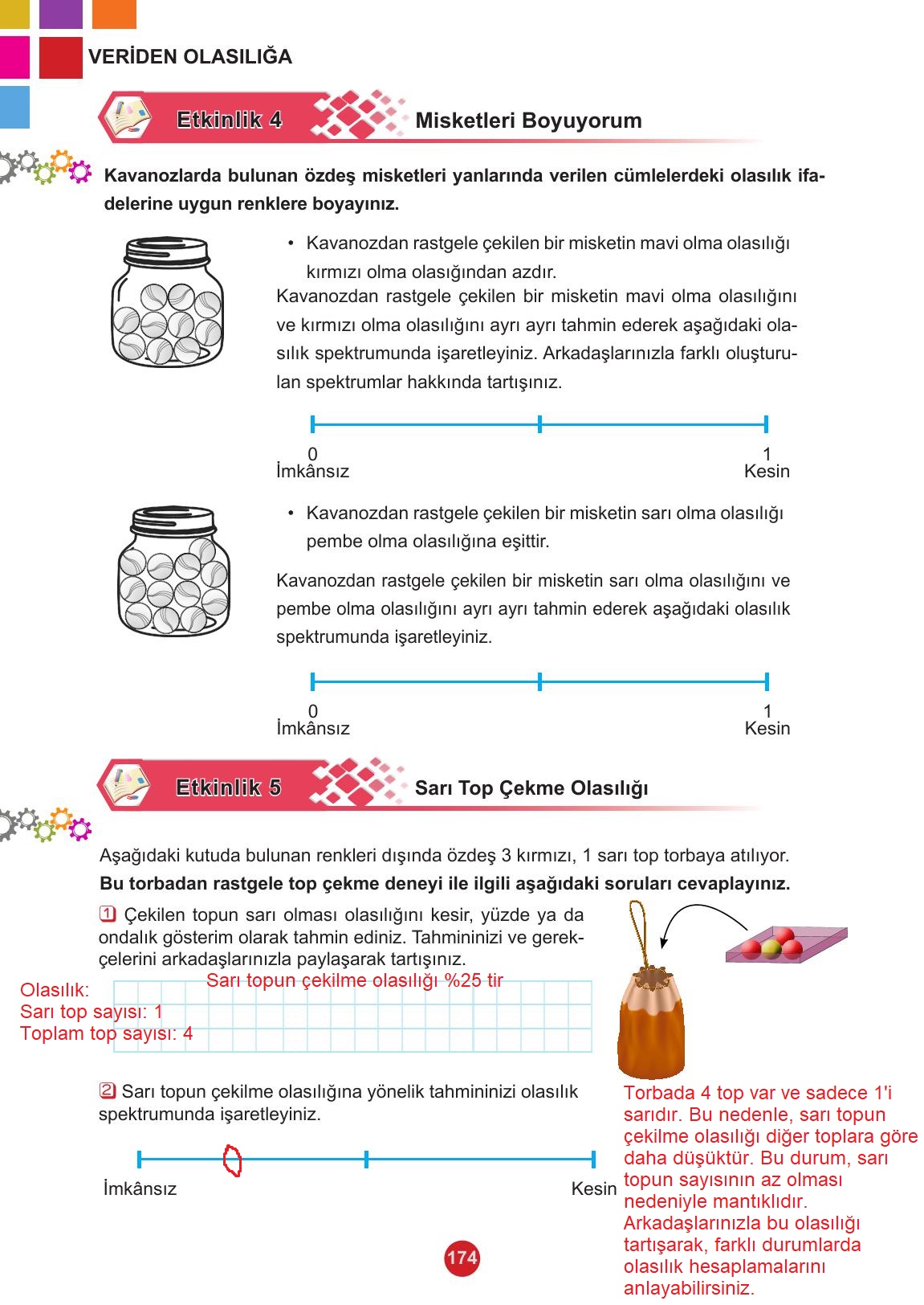 5. Sınıf Meb Yayınları 2. Kitap Matematik Ders Kitabı Sayfa 174 Cevapları