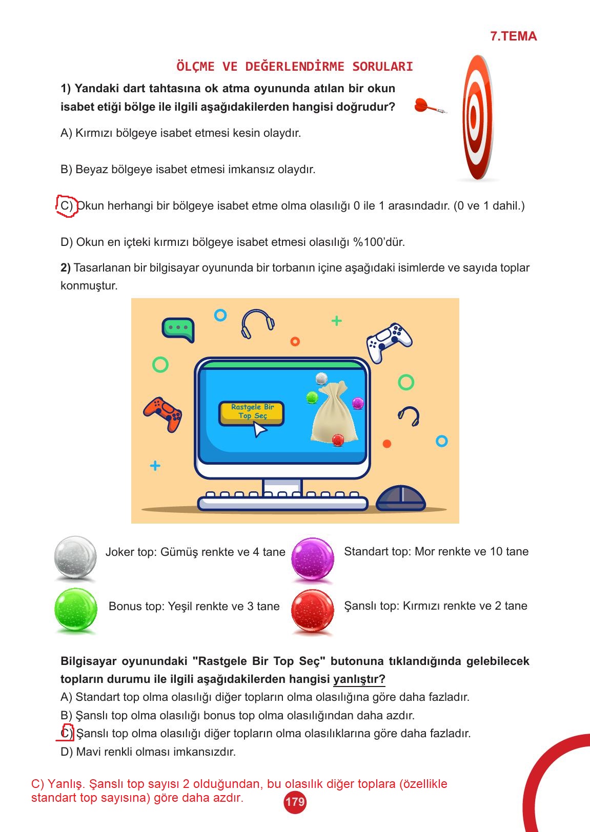 5. Sınıf Meb Yayınları 2. Kitap Matematik Ders Kitabı Sayfa 179 Cevapları
