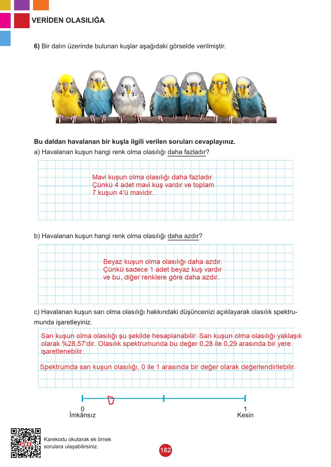 5. Sınıf Meb Yayınları 2. Kitap Matematik Ders Kitabı Sayfa 182 Cevapları