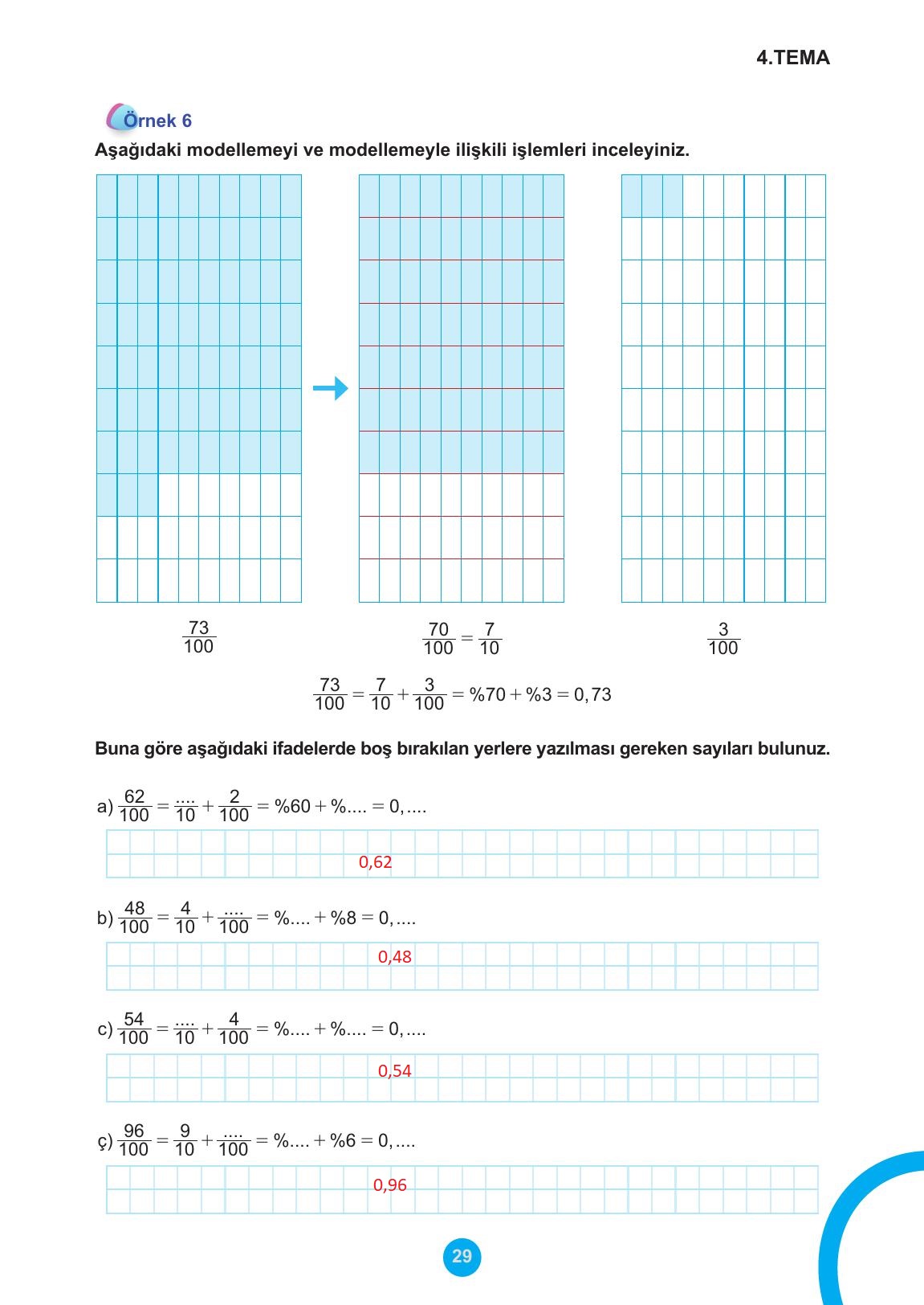 5. Sınıf Meb Yayınları 2. Kitap Matematik Ders Kitabı Sayfa 29 Cevapları