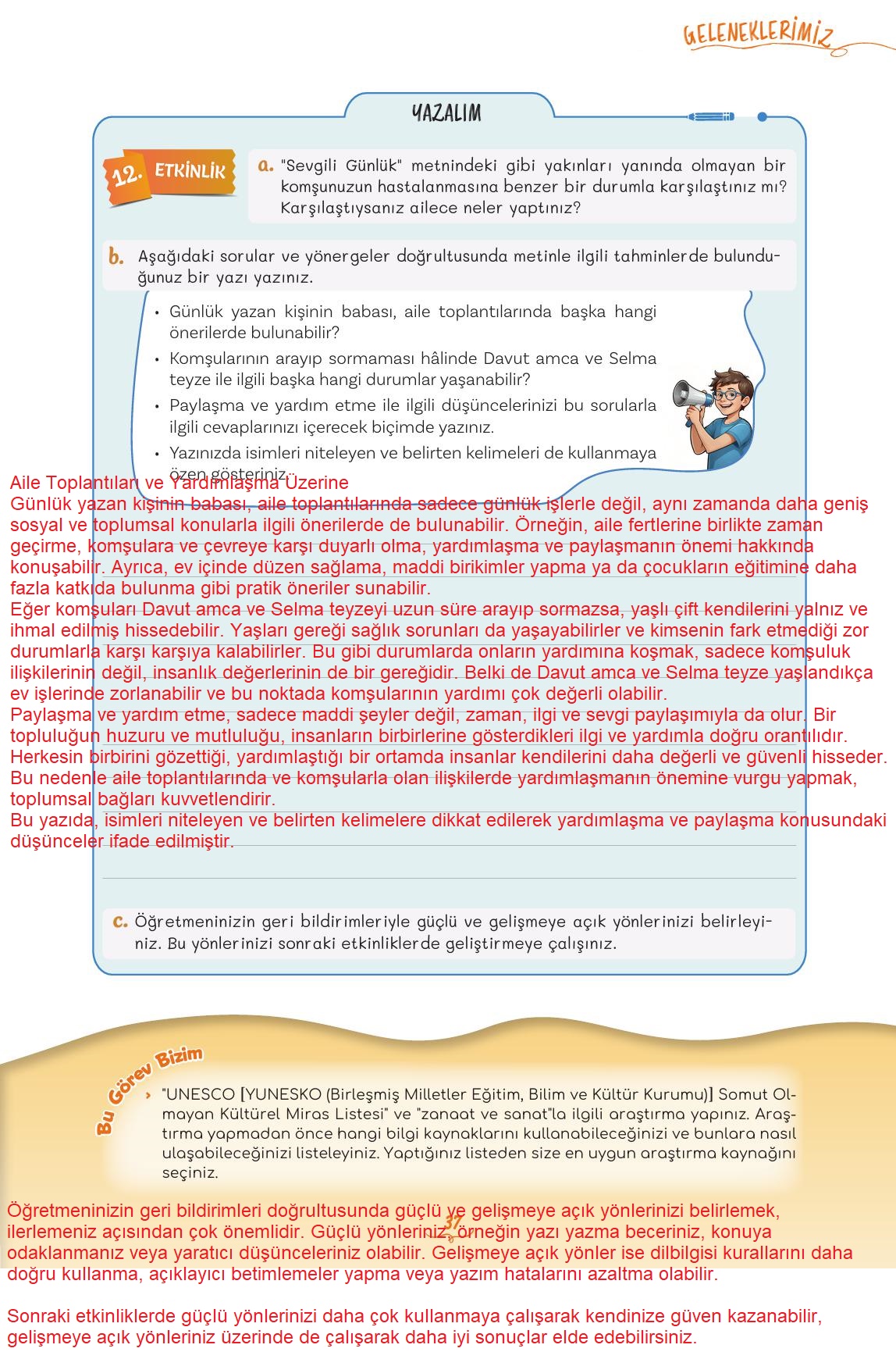 5. Sınıf Meb Yayınları 2. Kitap Türkçe Ders Kitabı Sayfa 37 Cevapları