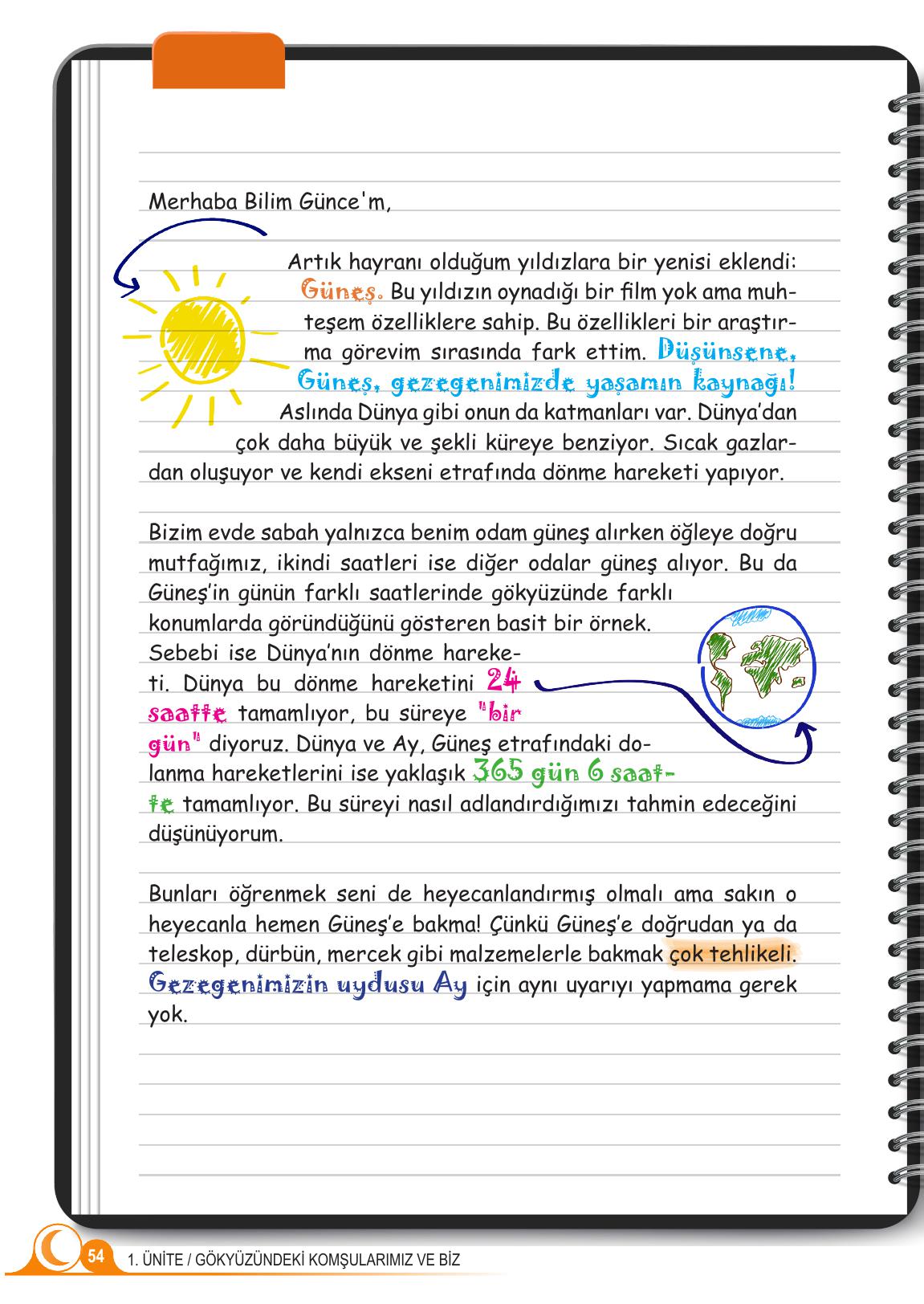 5. Sınıf Meb Yayınları Fen Bilimleri Ders Kitabı Sayfa 54 Cevapları 5. Sınıf Meb Yayınları Fen Bilimleri Ders Kitabı Sayfa 54 Cevapları