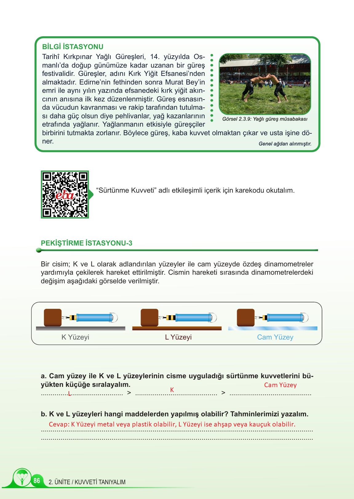 5. Sınıf Meb Yayınları Fen Bilimleri Ders Kitabı Sayfa 86 Cevapları 5. Sınıf Meb Yayınları Fen Bilimleri Ders Kitabı Sayfa 86 Cevapları