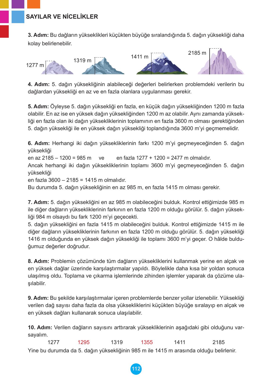 5. Sınıf Meb Yayınları Matematik Ders Kitabı Sayfa 112 Cevapları 5. Sınıf Meb Yayınları Matematik Ders Kitabı Sayfa 112 Cevapları