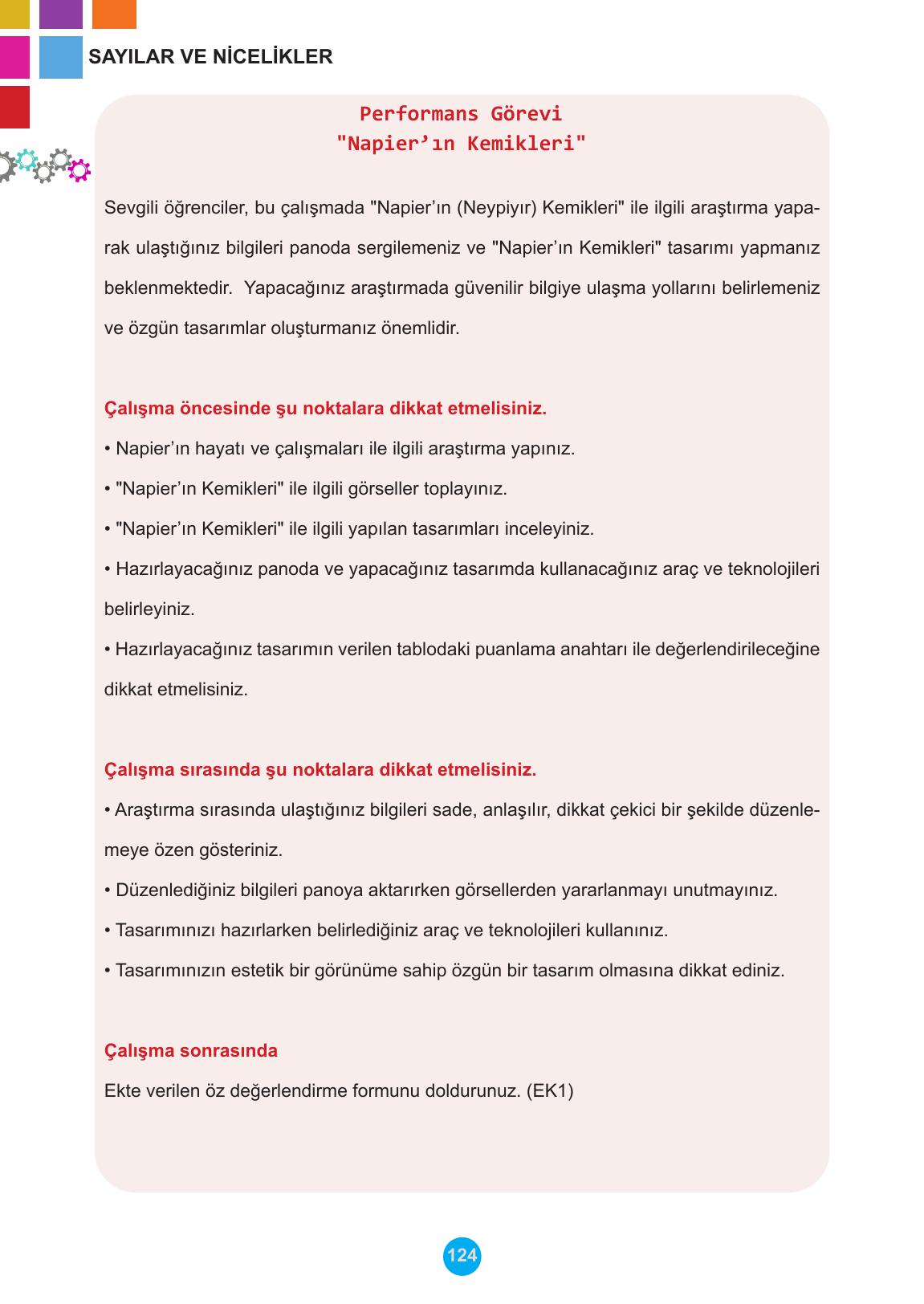 5. Sınıf Meb Yayınları Matematik Ders Kitabı Sayfa 124 Cevapları