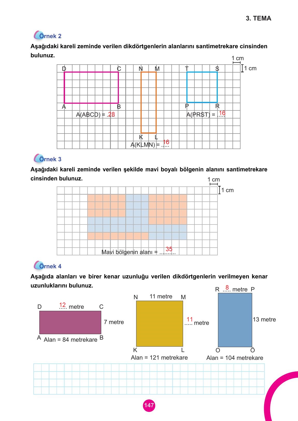 5. Sınıf Meb Yayınları Matematik Ders Kitabı Sayfa 147 Cevapları 5. Sınıf Meb Yayınları Matematik Ders Kitabı Sayfa 147 Cevapları