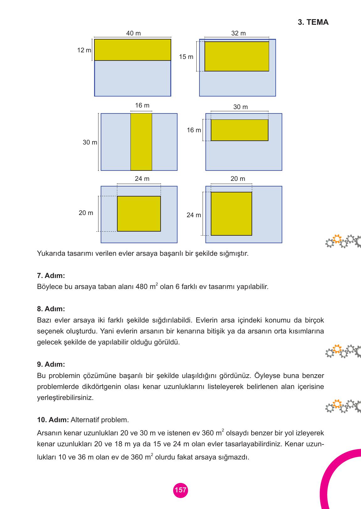 5. Sınıf Meb Yayınları Matematik Ders Kitabı Sayfa 157 Cevapları