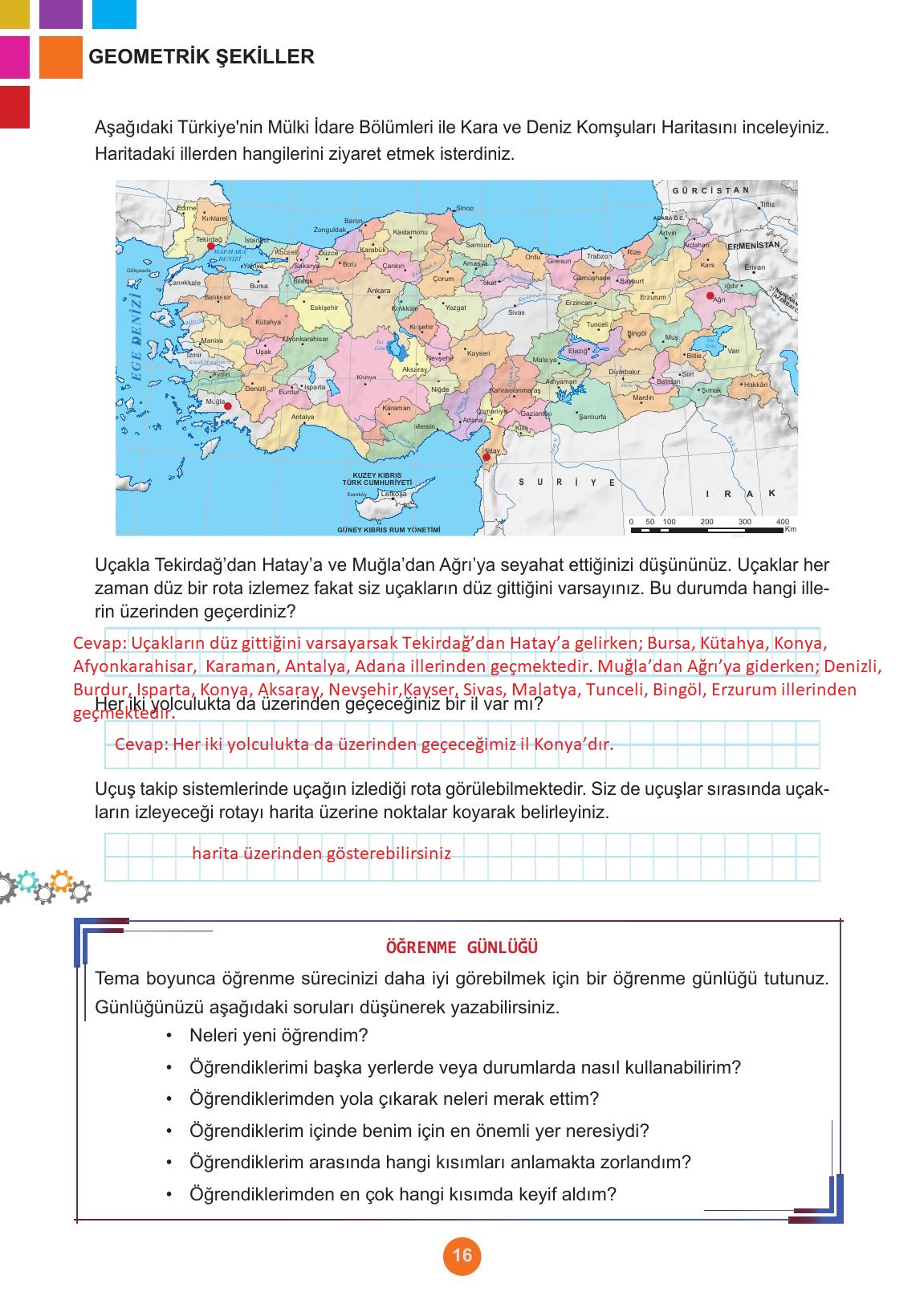 5. Sınıf Meb Yayınları Matematik Ders Kitabı Sayfa 16 Cevapları