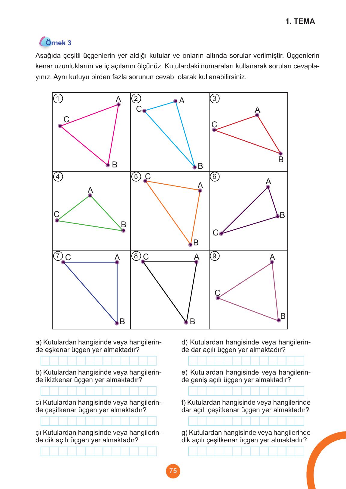 5. Sınıf Meb Yayınları Matematik Ders Kitabı Sayfa 75 Cevapları 5. Sınıf Meb Yayınları Matematik Ders Kitabı Sayfa 75 Cevapları