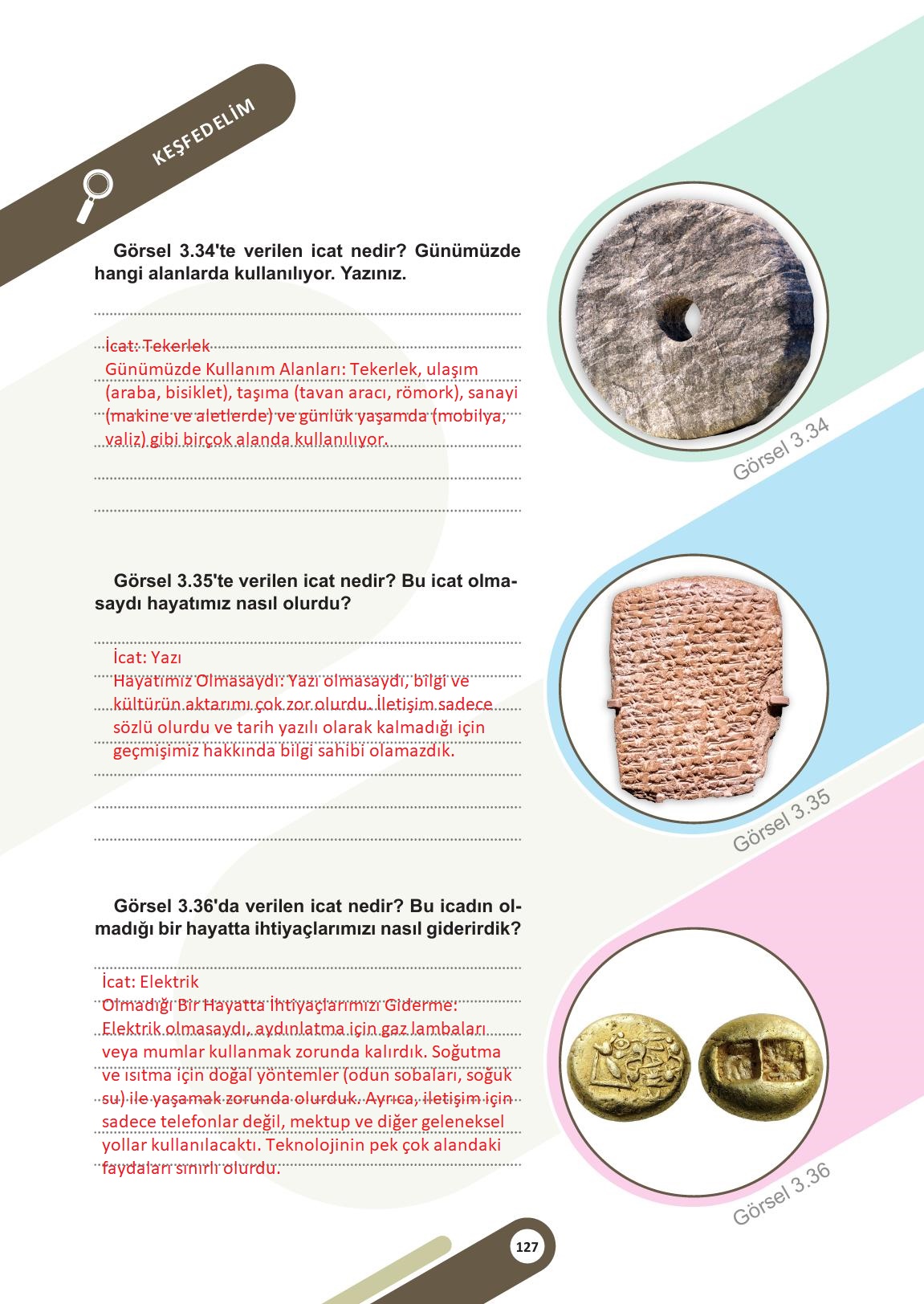 5. Sınıf Meb Yayınları Sosyal Bilgiler Ders Kitabı Sayfa 127 Cevapları 5. Sınıf Meb Yayınları Sosyal Bilgiler Ders Kitabı Sayfa 127 Cevapları