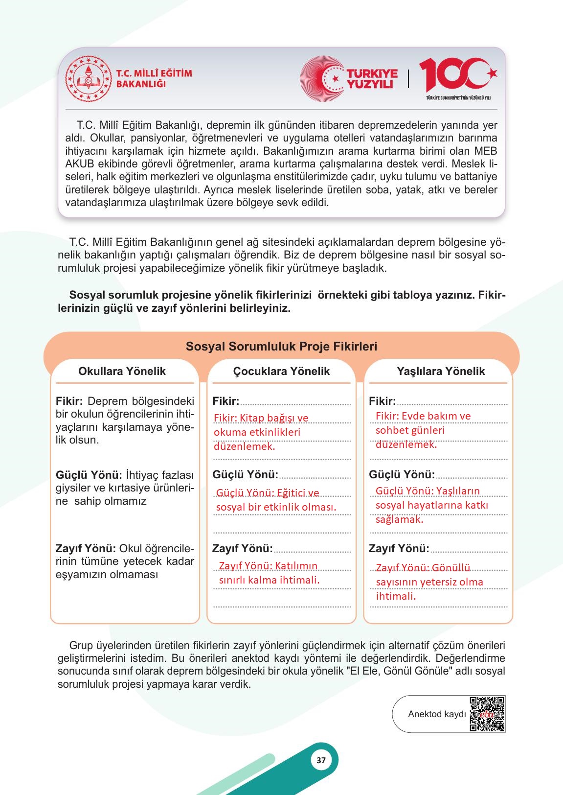 5. Sınıf Meb Yayınları Sosyal Bilgiler Ders Kitabı Sayfa 37 Cevapları 5. Sınıf Meb Yayınları Sosyal Bilgiler Ders Kitabı Sayfa 37 Cevapları