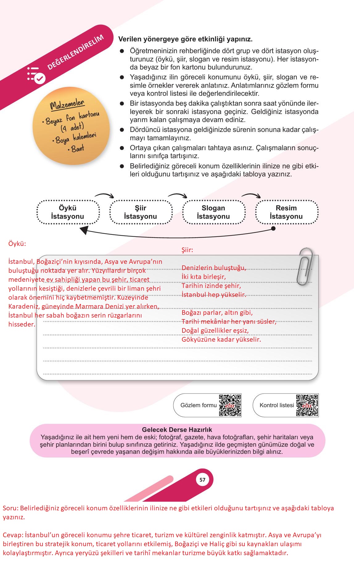 5. Sınıf Meb Yayınları Sosyal Bilgiler Ders Kitabı Sayfa 57 Cevapları 5. Sınıf Meb Yayınları Sosyal Bilgiler Ders Kitabı Sayfa 57 Cevapları