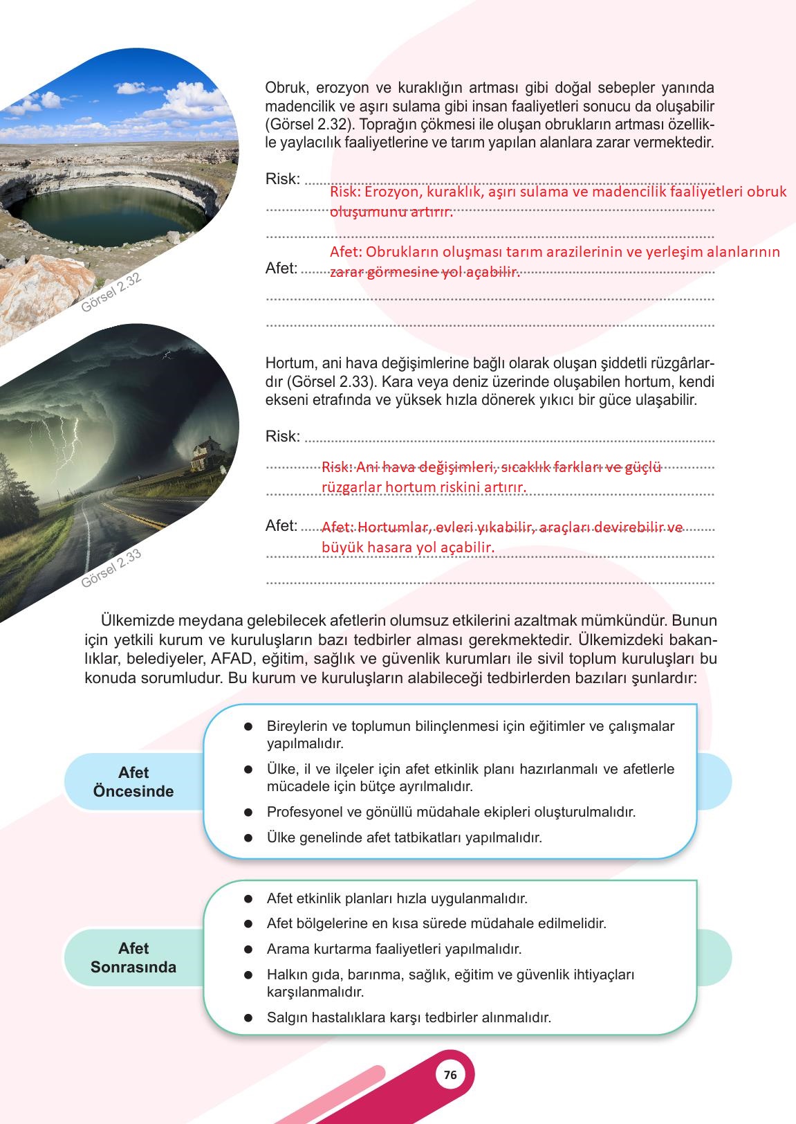 5. Sınıf Meb Yayınları Sosyal Bilgiler Ders Kitabı Sayfa 76 Cevapları