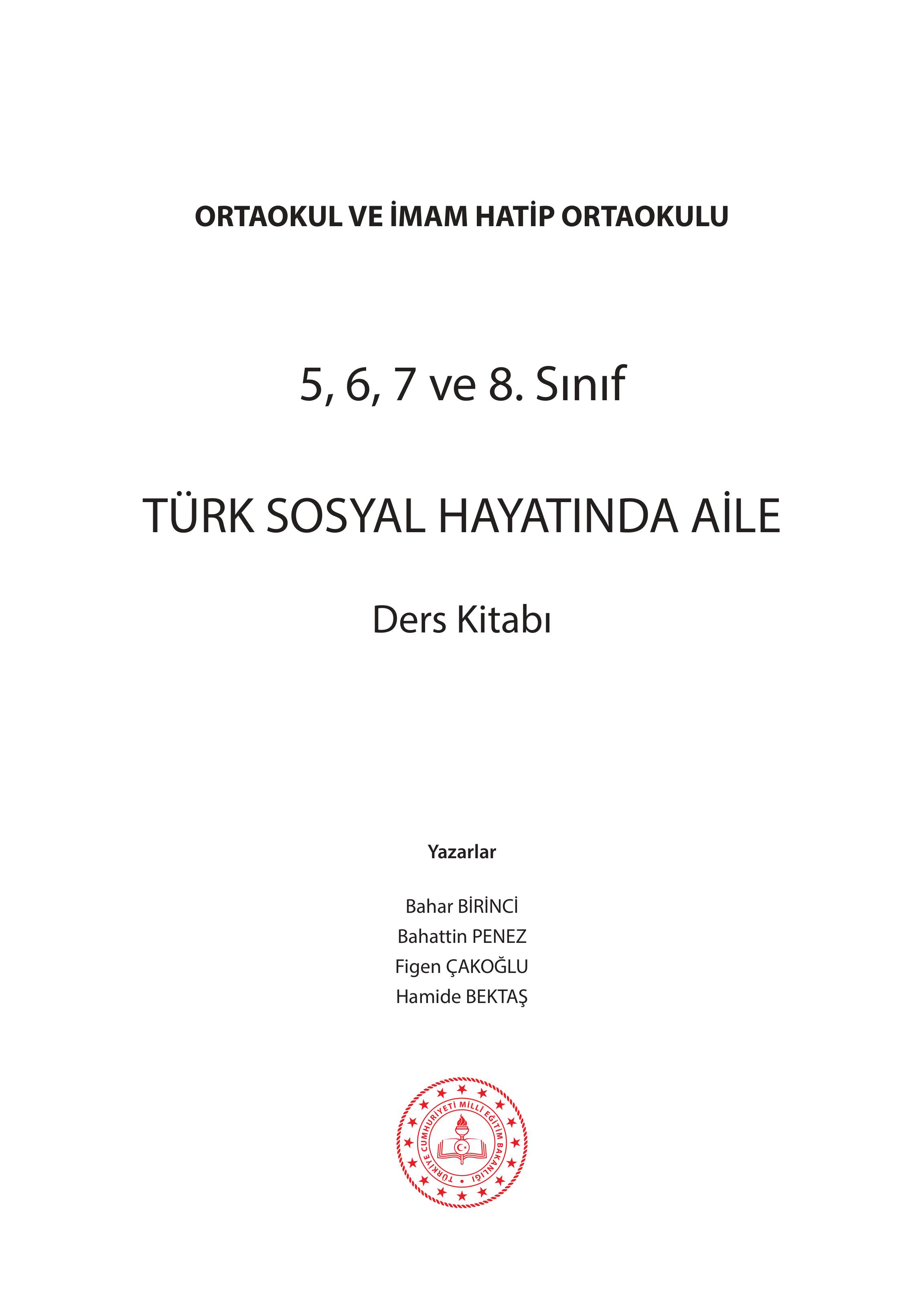5. Sınıf Meb Yayınları Türk Sosyal Hayatında Aile Ders Kitabı Sayfa 1 Cevapları 5. Sınıf Meb Yayınları Türk Sosyal Hayatında Aile Ders Kitabı Sayfa 1 Cevapları