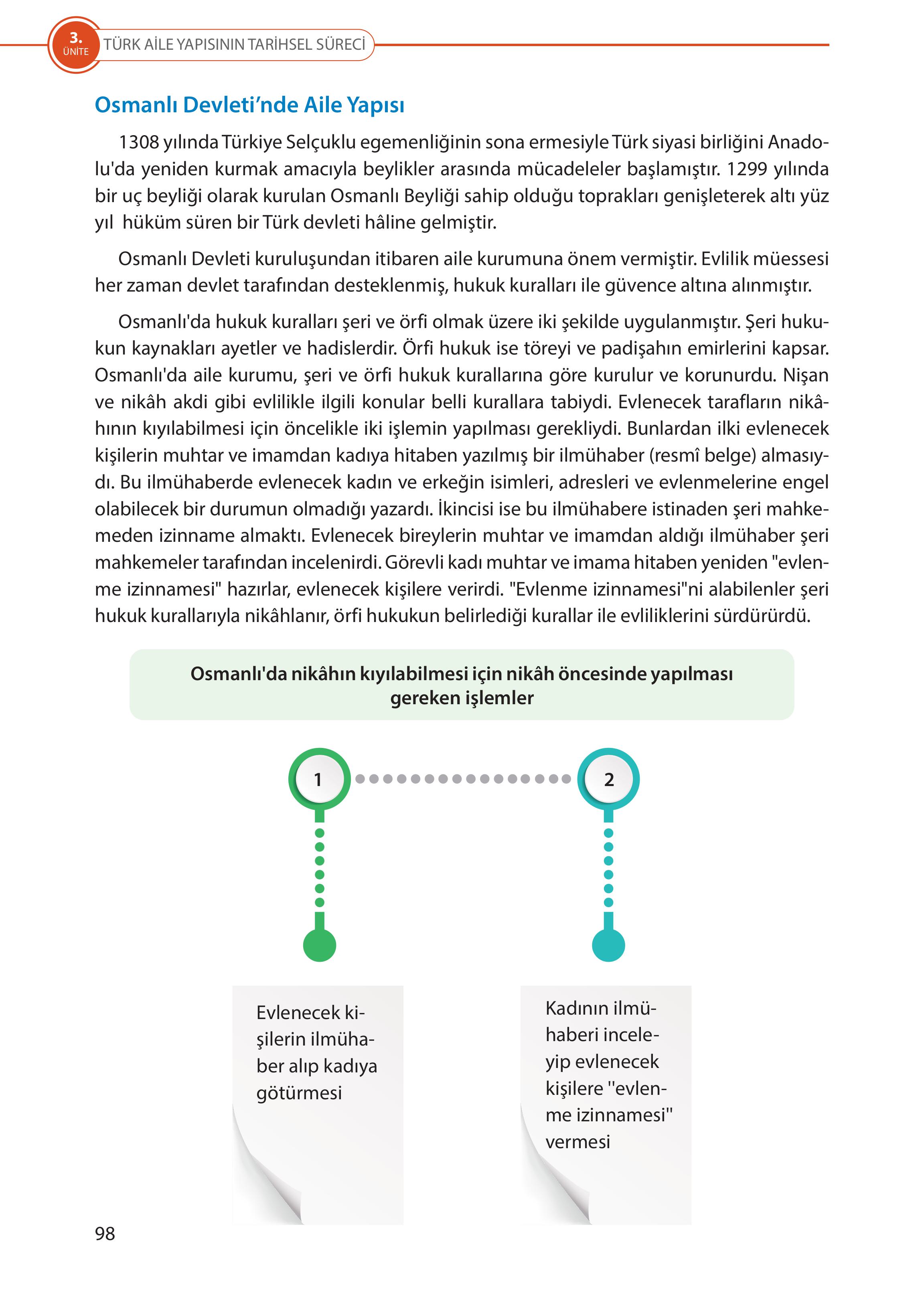 5. Sınıf Meb Yayınları Türk Sosyal Hayatında Aile Ders Kitabı Sayfa 98 Cevapları 5. Sınıf Meb Yayınları Türk Sosyal Hayatında Aile Ders Kitabı Sayfa 98 Cevapları