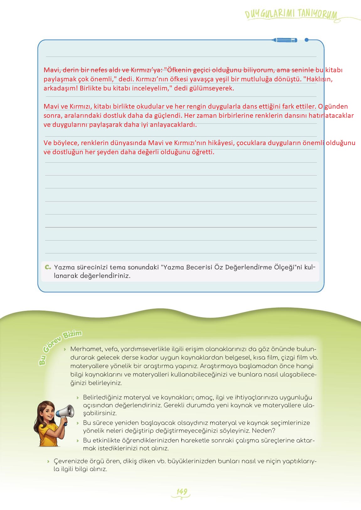 5. Sınıf Meb Yayınları Türkçe Ders Kitabı Sayfa 149 Cevapları 5. Sınıf Meb Yayınları Türkçe Ders Kitabı Sayfa 149 Cevapları