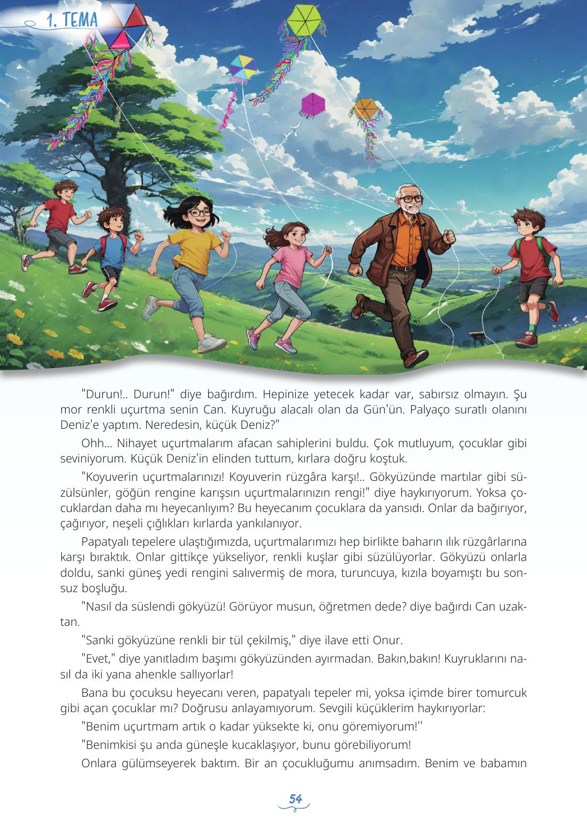 5. Sınıf Meb Yayınları Türkçe Ders Kitabı Sayfa 54 Cevapları