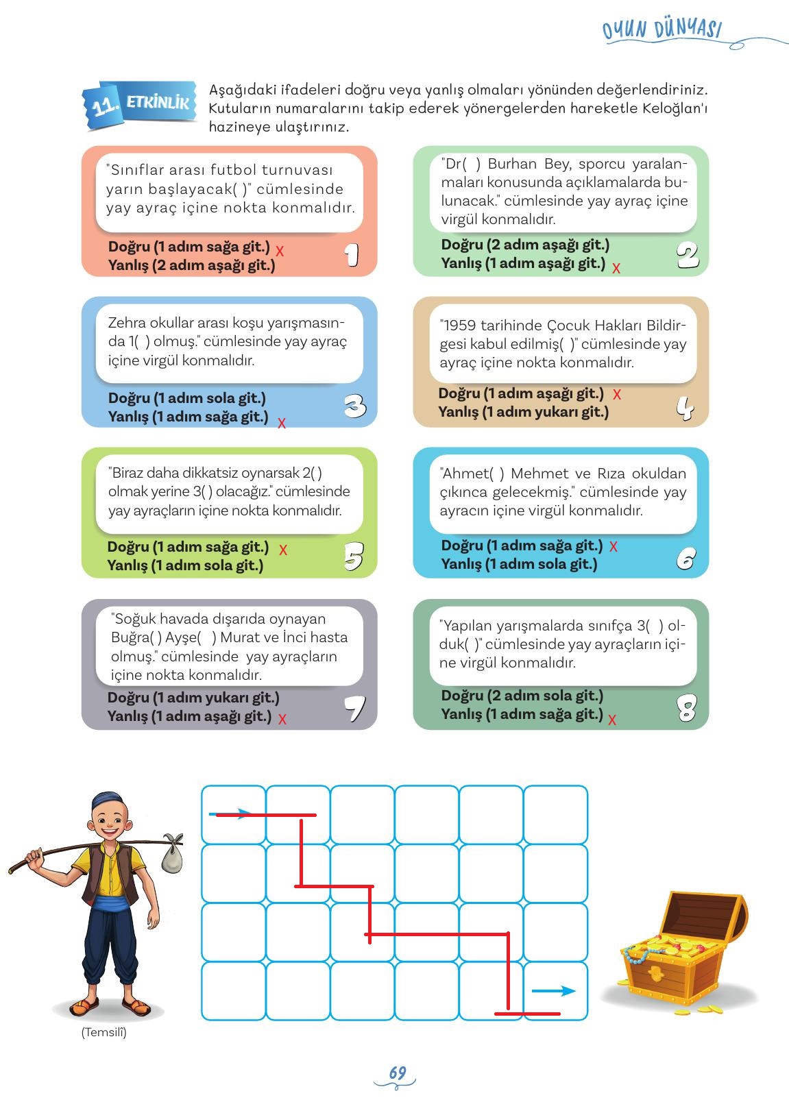 5. Sınıf Meb Yayınları Türkçe Ders Kitabı Sayfa 69 Cevapları 5. Sınıf Meb Yayınları Türkçe Ders Kitabı Sayfa 69 Cevapları