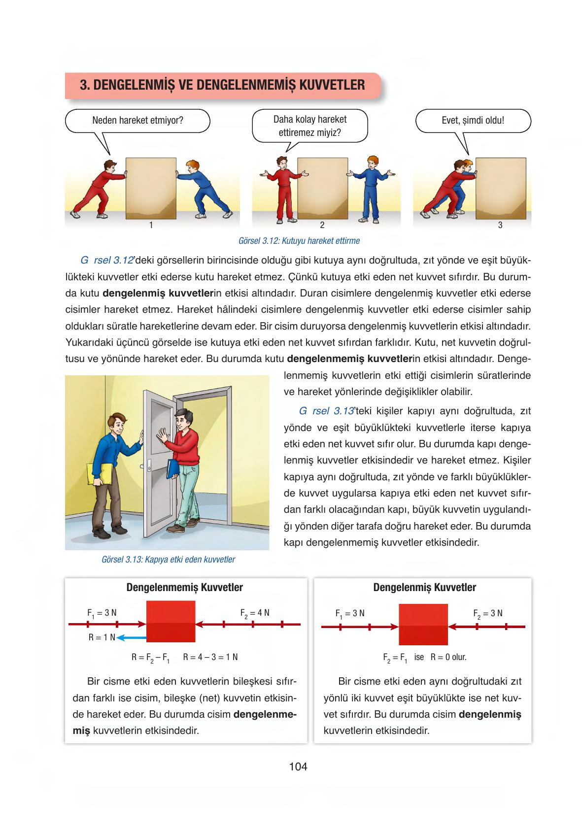 6. Sınıf Gün Yayıncılık Fen Bilimleri Ders Kitabı Sayfa 104 Cevapları