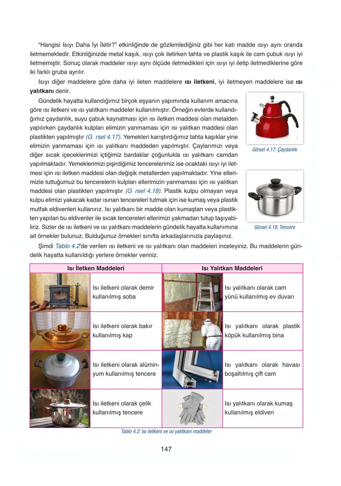 6. Sınıf Gün Yayıncılık Fen Bilimleri Ders Kitabı Sayfa 147 Cevapları