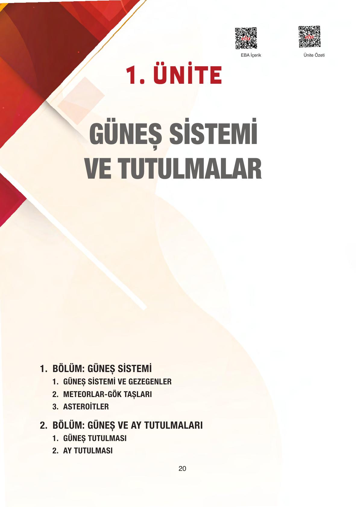 6. Sınıf Gün Yayıncılık Fen Bilimleri Ders Kitabı Sayfa 20 Cevapları