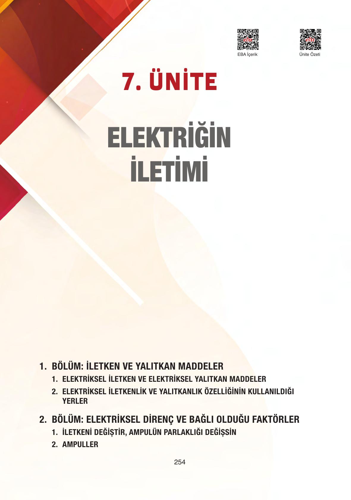 6. Sınıf Gün Yayıncılık Fen Bilimleri Ders Kitabı Sayfa 254 Cevapları