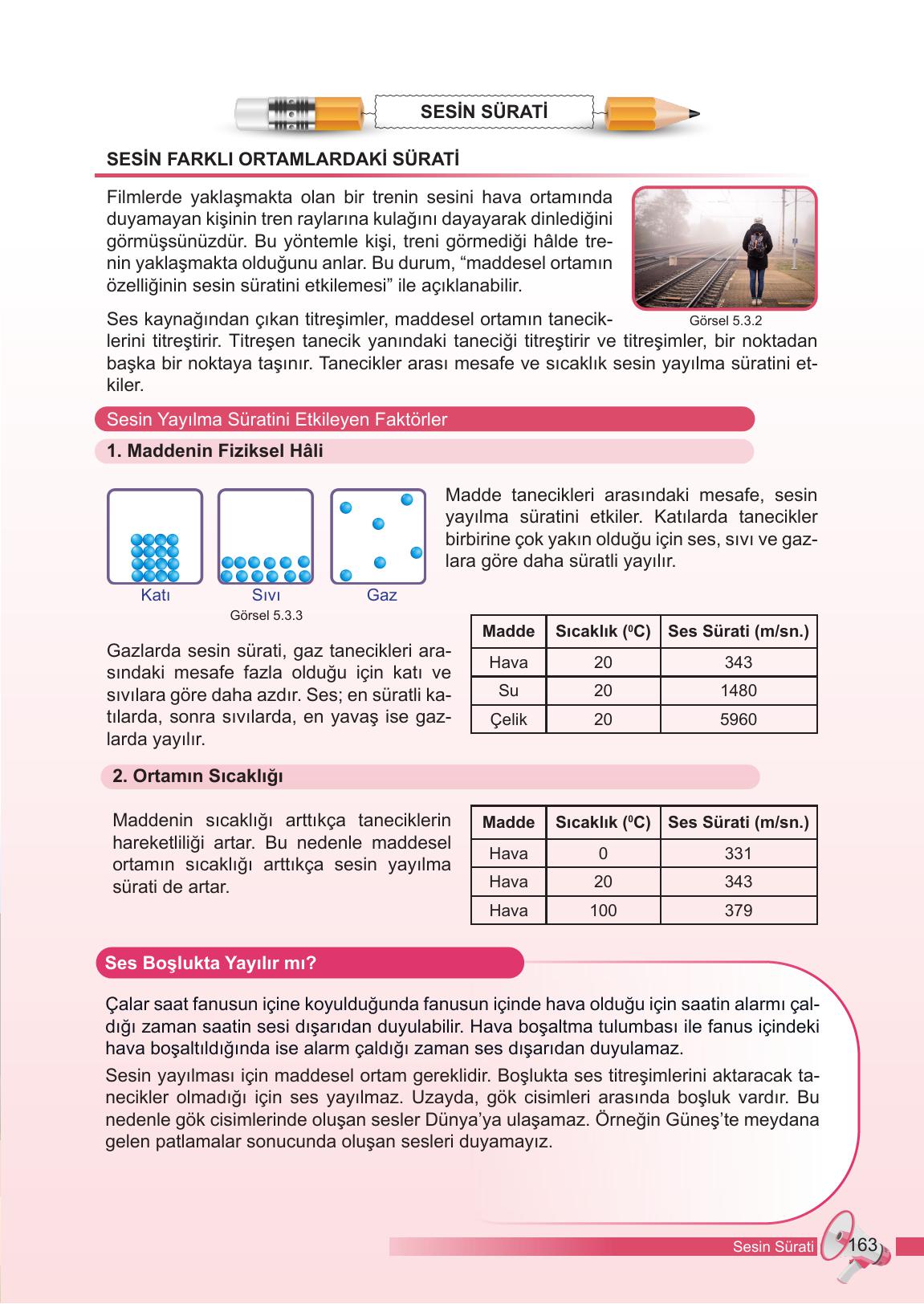 6. Sınıf Meb Yayınları Fen Bilimleri Ders Kitabı Sayfa 163 Cevapları