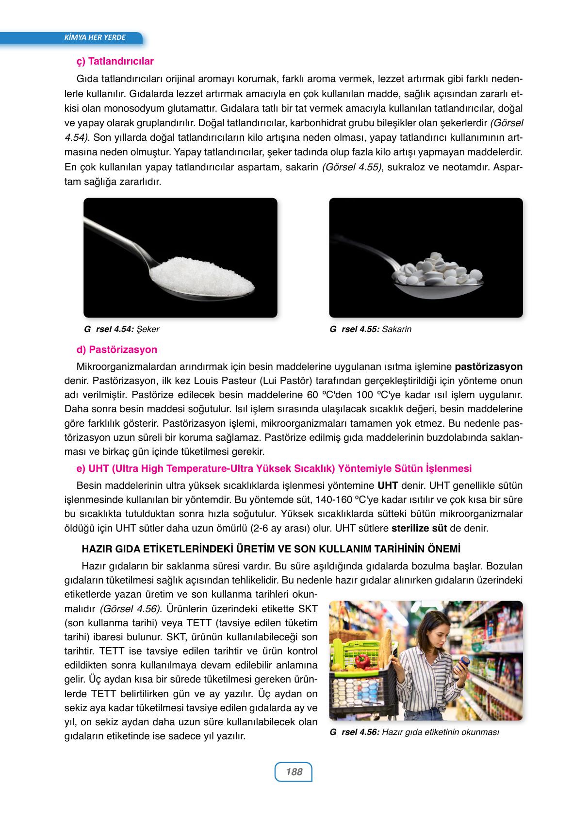 10. Sınıf Ata Yayınları Kimya Ders Kitabı Sayfa 188 Cevapları 10. Sınıf Ata Yayınları Kimya Ders Kitabı Sayfa 188 Cevapları