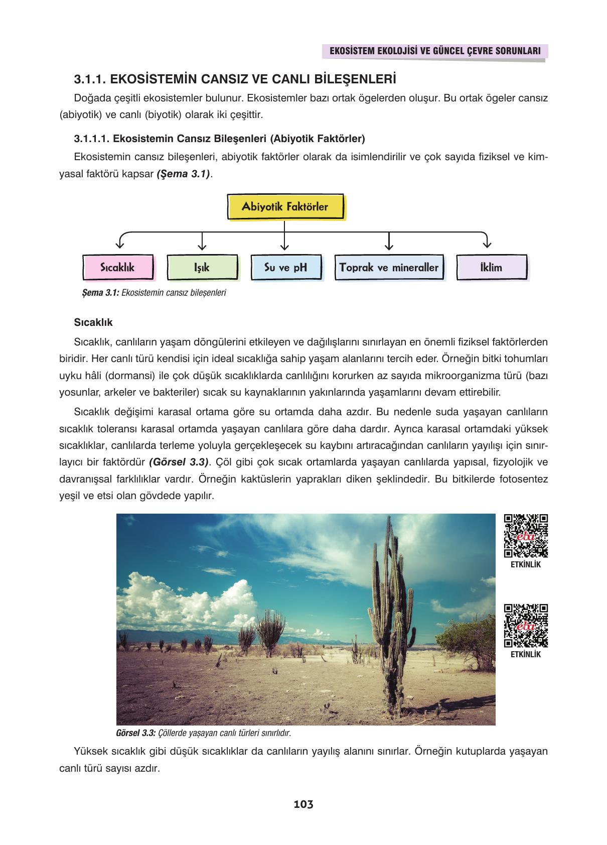 10. Sınıf Dörtel Yayınları Biyoloji Ders Kitabı Sayfa 103 Cevapları 10. Sınıf Dörtel Yayınları Biyoloji Ders Kitabı Sayfa 103 Cevapları