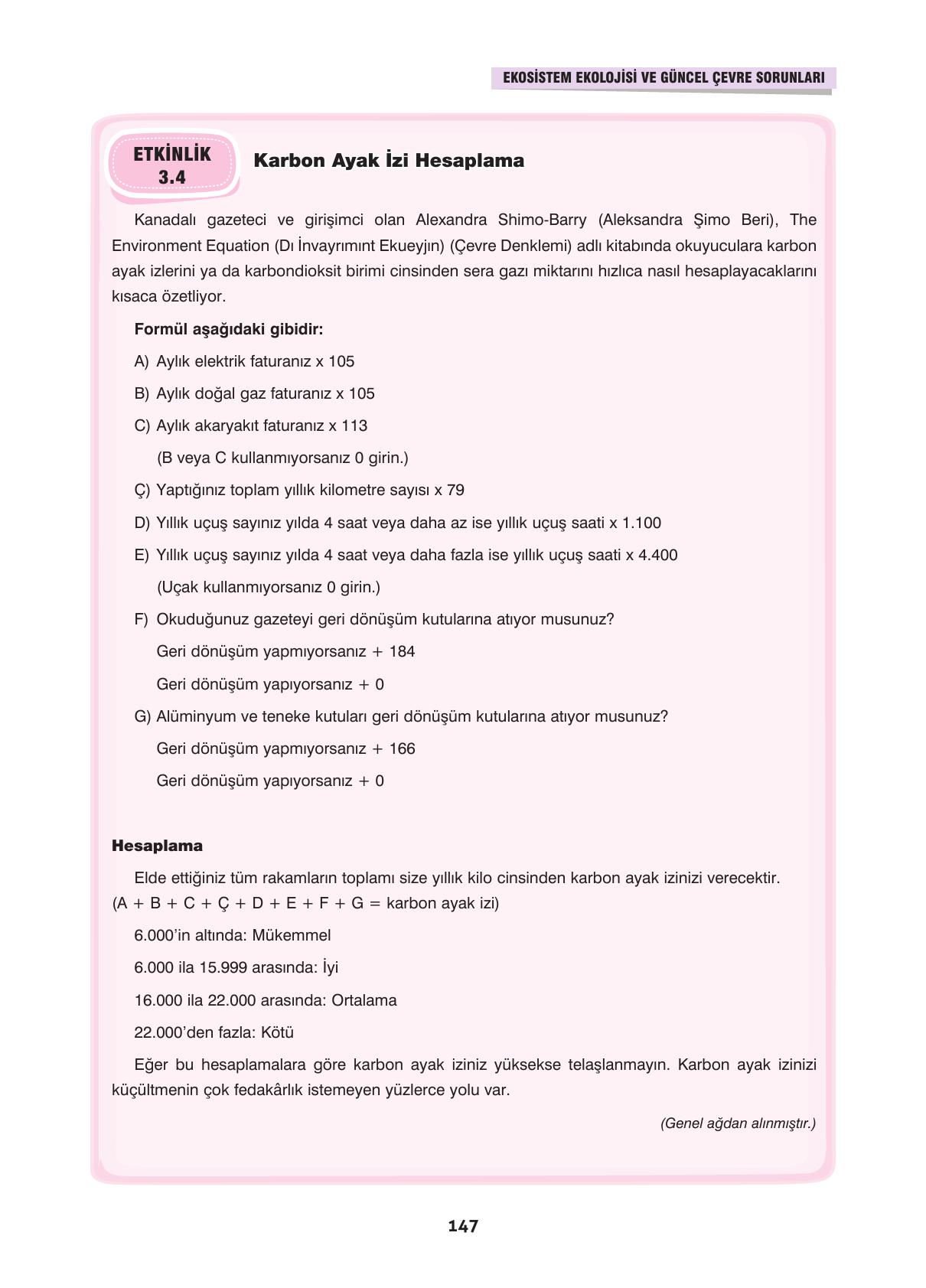 10. Sınıf Dörtel Yayınları Biyoloji Ders Kitabı Sayfa 147 Cevapları 10. Sınıf Dörtel Yayınları Biyoloji Ders Kitabı Sayfa 147 Cevapları