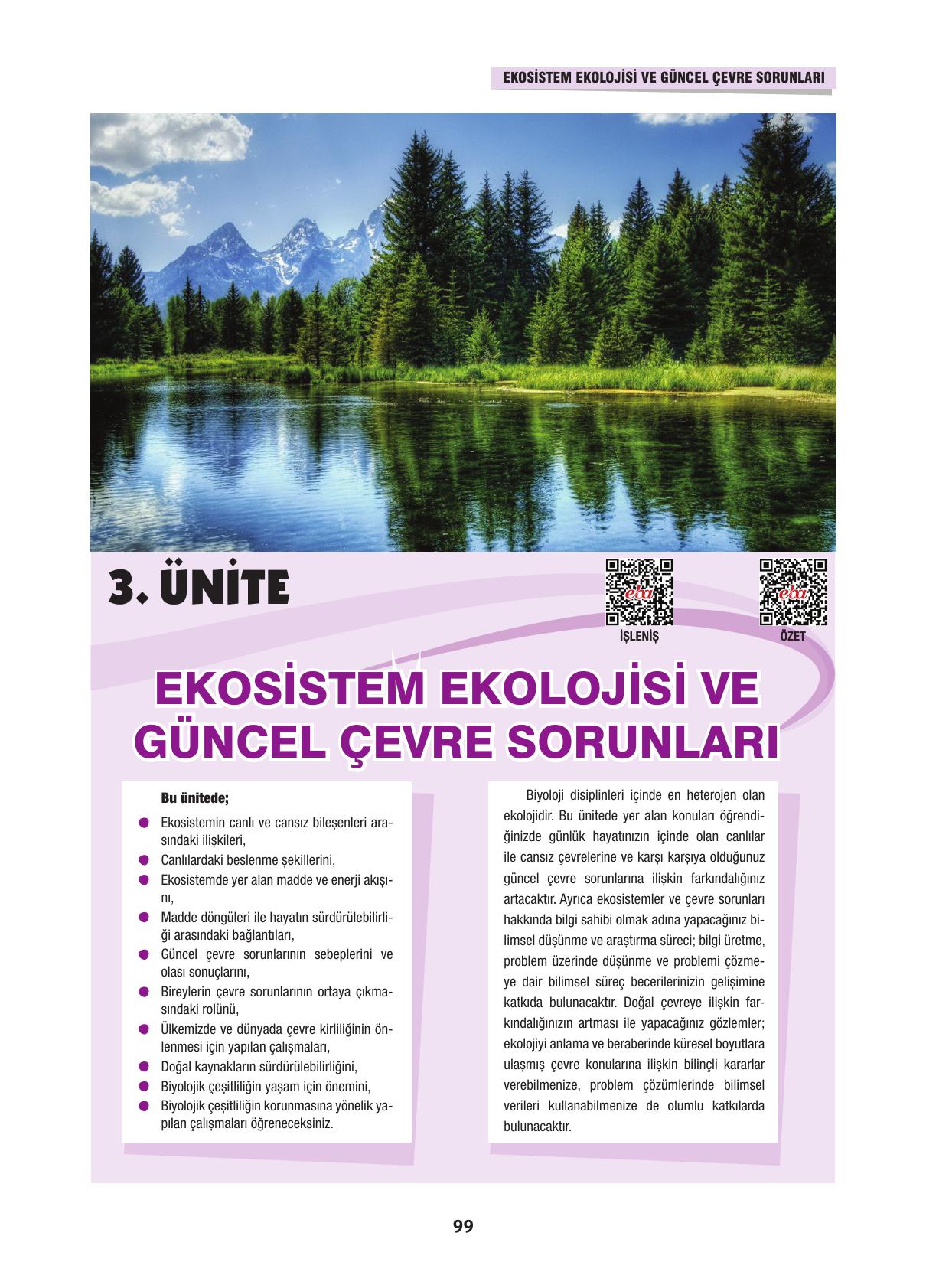 10. Sınıf Dörtel Yayınları Biyoloji Ders Kitabı Sayfa 99 Cevapları