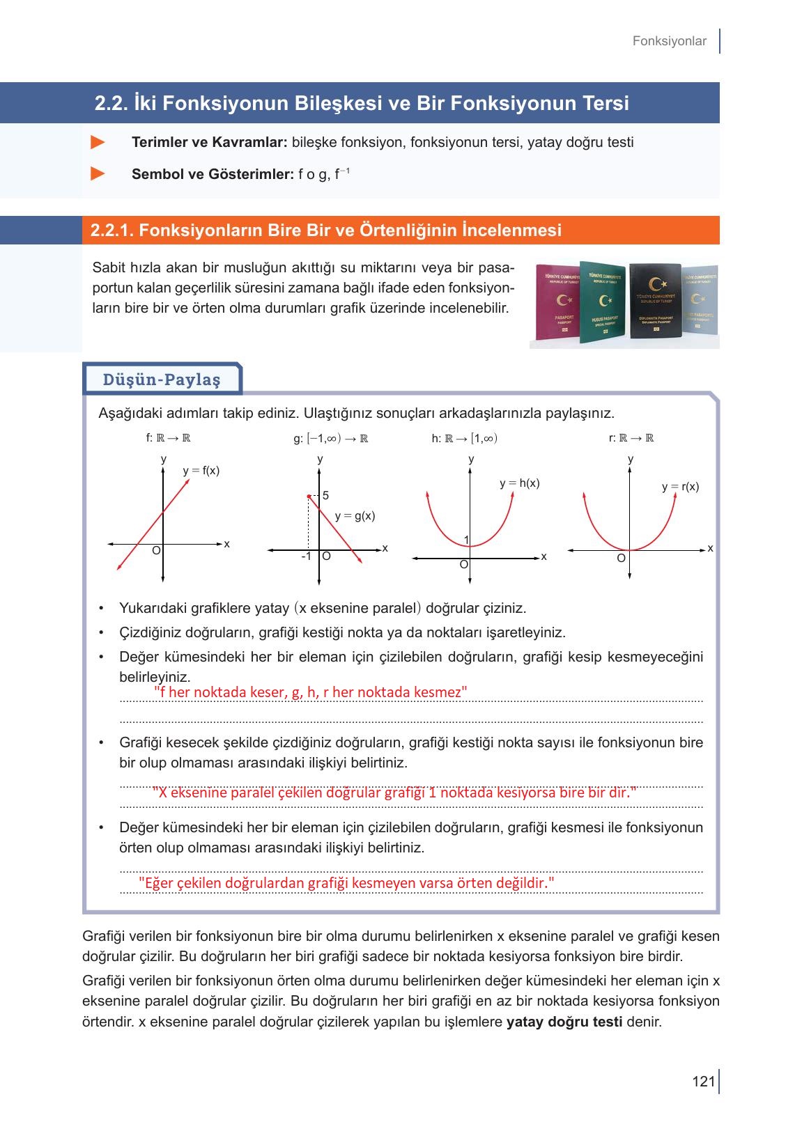 10. Sınıf Meb Yayınları Matematik Ders Kitabı Sayfa 121 Cevapları