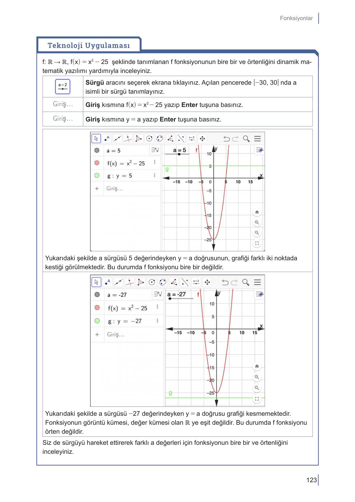 10. Sınıf Meb Yayınları Matematik Ders Kitabı Sayfa 123 Cevapları 10. Sınıf Meb Yayınları Matematik Ders Kitabı Sayfa 123 Cevapları