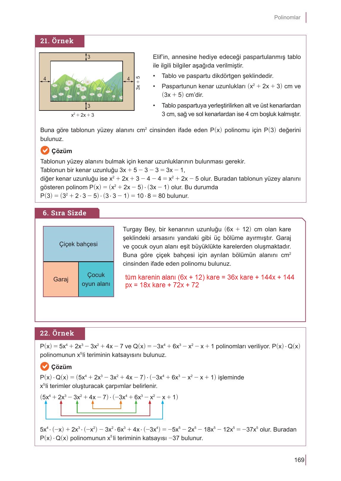 10. Sınıf Meb Yayınları Matematik Ders Kitabı Sayfa 169 Cevapları 10. Sınıf Meb Yayınları Matematik Ders Kitabı Sayfa 169 Cevapları