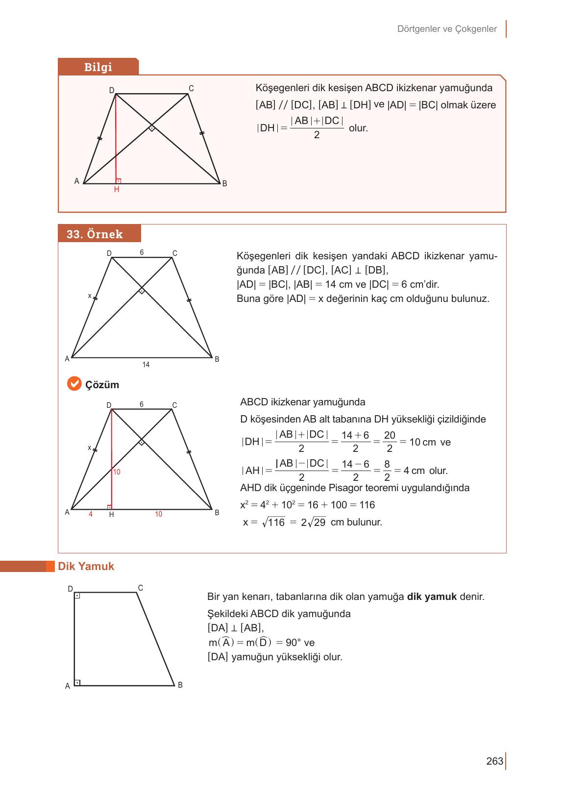 10. Sınıf Meb Yayınları Matematik Ders Kitabı Sayfa 263 Cevapları 10. Sınıf Meb Yayınları Matematik Ders Kitabı Sayfa 263 Cevapları